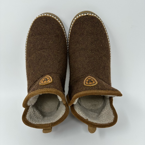 Ariat Women's Wool Blend booties Slippers Fleece Lined Sz 7.5-8 M - Picture 10 of 16
